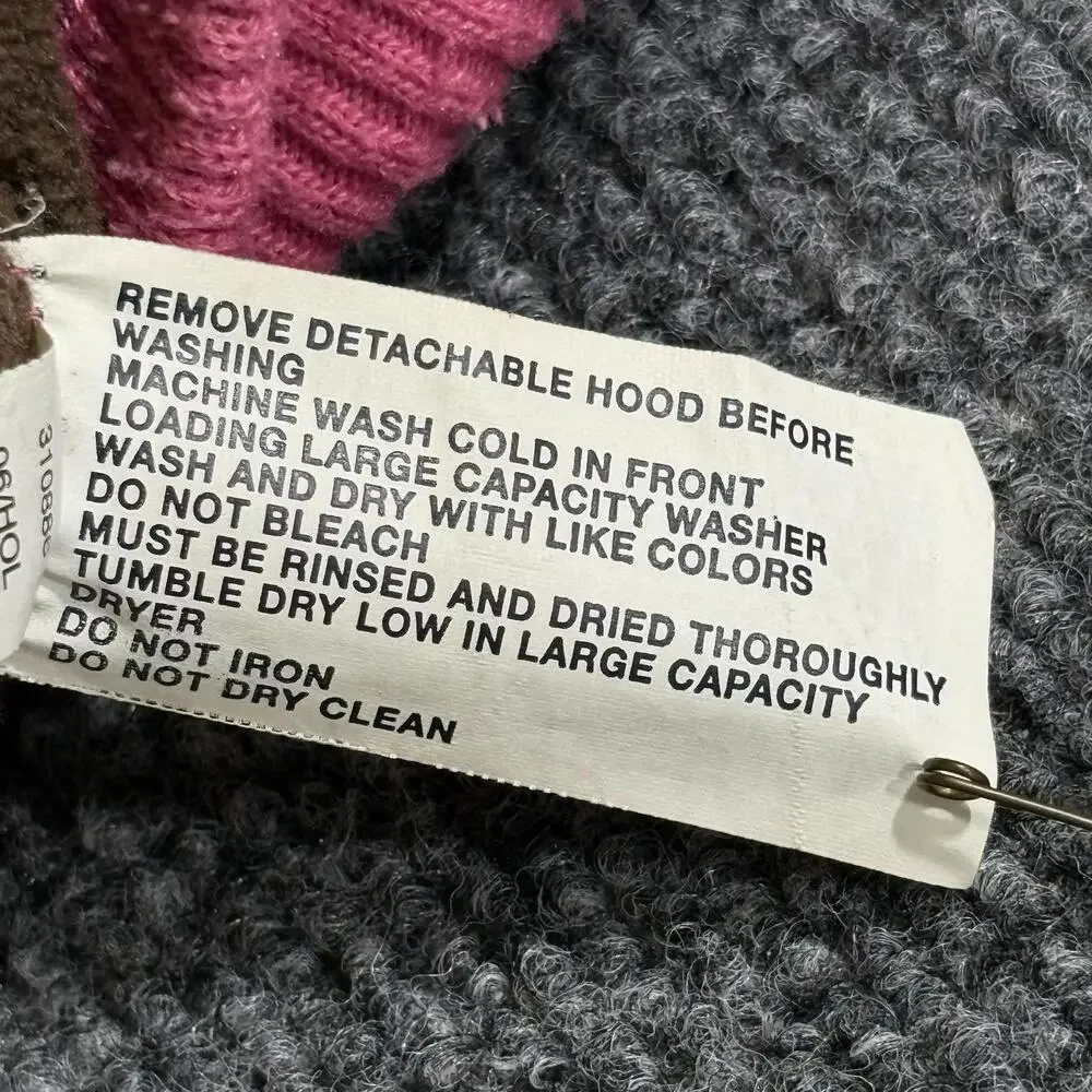 Gap Jacket Girls 14-16 Pink Down Puffer Snap Front Hooded Ski Winter Coat